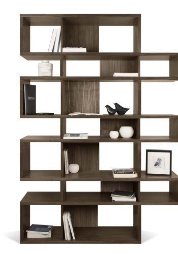 TEMAHOME London Bokhylla 003 - Valn&ouml;t - 156x220 cm