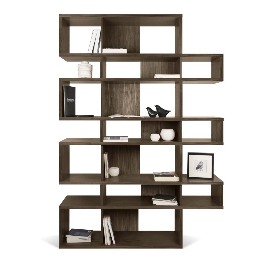 TEMAHOME London Bokhylla 003 - Valn&ouml;t - 156x220 cm