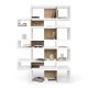 TEMAHOME London Bokhylla 003 - Vit/Natur - 156x220 cm