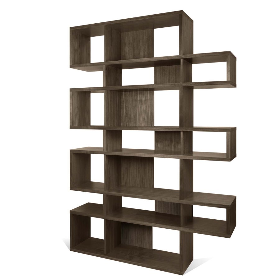 TEMAHOME London Bokhylla 003 - Valn&ouml;t - 156x220 cm