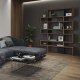 TEMAHOME London Bokhylla 003 - Valn&ouml;t/Svart - 156 x 220 x 34 cm