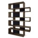 TEMAHOME London Bokhylla 003 - Valn&ouml;t/Svart - 156 x 220 x 34 cm