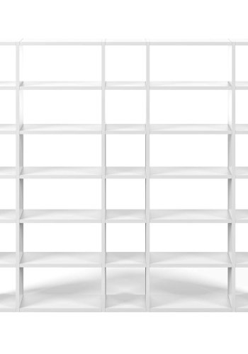 TEMAHOME Pombal Bokhylla 2012-055 - Vit - 255x224x34 cm