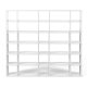 TEMAHOME Pombal Bokhylla 2012-055 - Vit - 255x224x34 cm