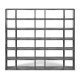 TEMAHOME Pombal 2012-055 Bokhylla - Gr� betonglook, 255x224x34 cm