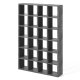 TEMAHOME Pombal 2010-001 Bokhylla - Gr� betonglook, 151x224 cm