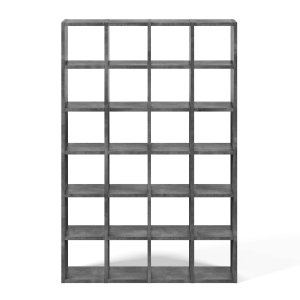 TEMAHOME Pombal 2010-001 Bokhylla - Gr� betonglook, 151x224 cm