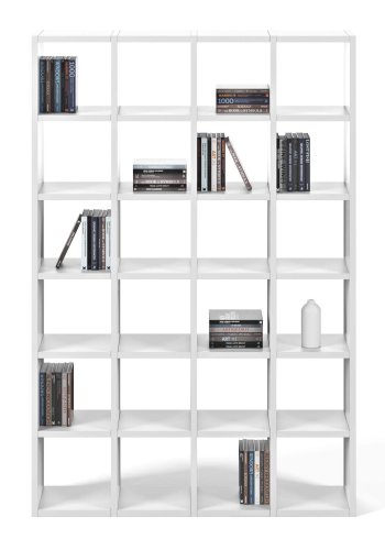 TEMAHOME Pombal 2010-001 Bokhylla - Vit (151x224 cm)