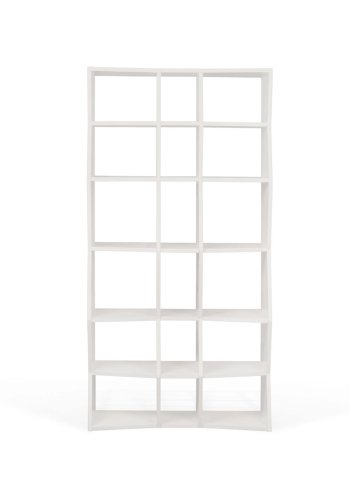 TEMAHOME Wave Bokhylla - Vit, 95x186x35 cm
