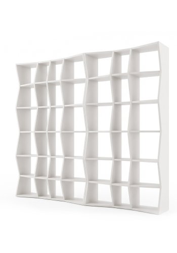 TEMAHOME Wave Bokhylla - Vit, 95x186x35 cm