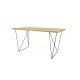 TEMAHOME Flow Schreibtisch - Natur/Schwarz - 140x75 cm