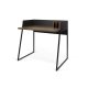 TEMAHOME Volga Schreibtisch - Schwarz/Walnuss - 90x60 cm