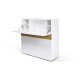 TEMAHOME Focus Schreibtisch - Wei&szlig;/Natur - 110x42x109 cm