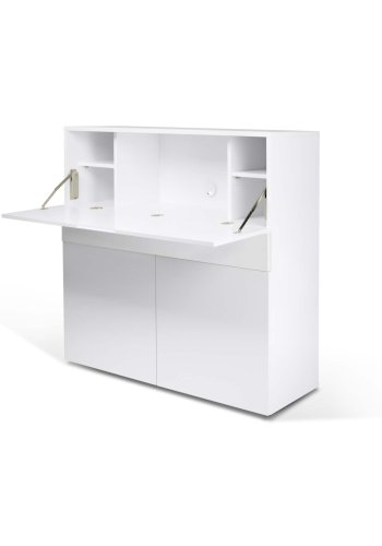 TEMAHOME Focus Wandschreibtisch - Wei&szlig;, 110 cm