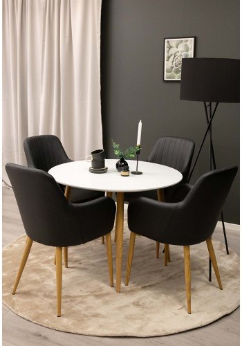 VENTURE DESIGN Agra teppe - gr og bl ull (200x300) 