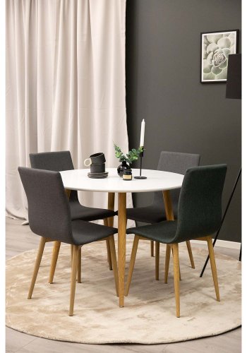 VENTURE DESIGN Agra teppe - gr og bl ull (200x300) 