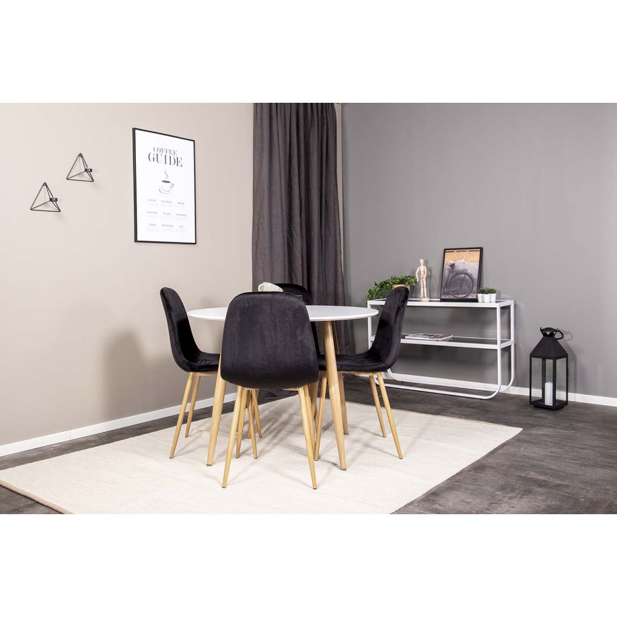 VENTURE DESIGN Jaipur gulvtppe - beige uld og bomuld (170x240)