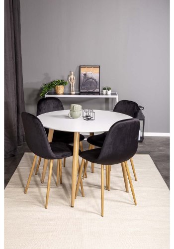 VENTURE DESIGN Devi-teppe - slv polyester og bomull (200x300)