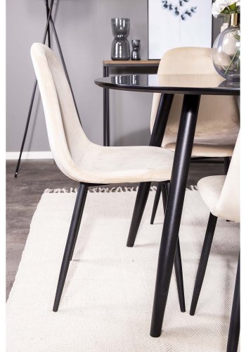 VENTURE DESIGN Panipat teppe - beige bomull (170x240) 