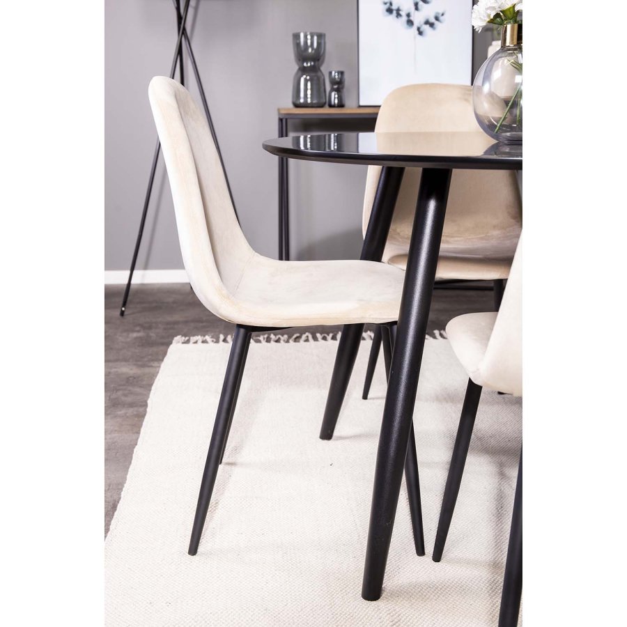 VENTURE DESIGN Panipat teppe - beige bomull (170x240) 