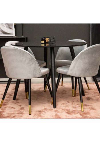 VENTURE DESIGN Undra teppe - mrkegr viskose (170x240)