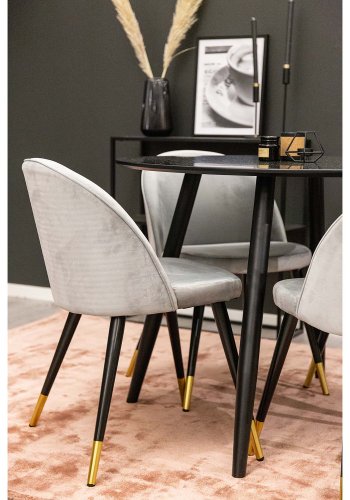 VENTURE DESIGN Indra-teppe - rosa viskose og bomull (170x240)