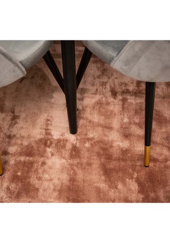 VENTURE DESIGN Indra-teppe - rosa viskose og bomull (170x240)