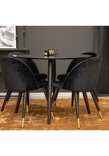 VENTURE DESIGN Indra-teppe - sennepsgul viskose og bomull (170x240)