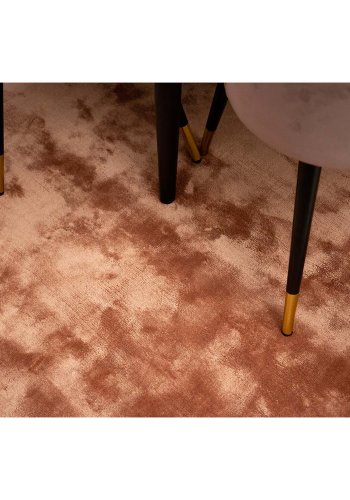 VENTURE DESIGN Indra-teppe - rosa viskose og bomull (170x240)