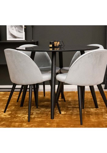 VENTURE DESIGN Indra-teppe - sennepsgul viskose og bomull (170x240)