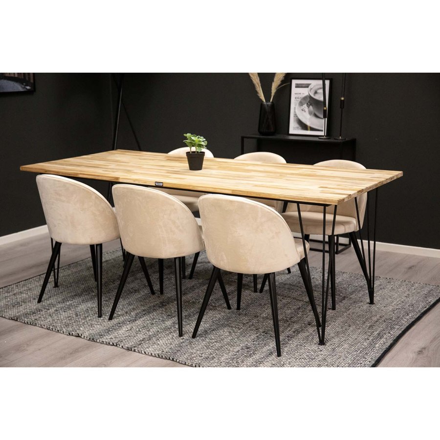 VENTURE DESIGN Ganga Teppich – Silberwolle und Baumwolle (170x240)