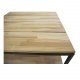 VENTURE DESIGN Cirebon salongbord, m. 1 hylle - naturlig teak og metall (80x80)