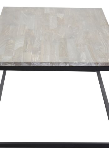 VENTURE DESIGN Jepara salongbord - grtt tre og metall (120x60)