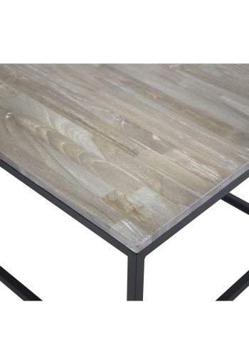 VENTURE DESIGN Jepara salongbord - grtt tre og metall (120x60)