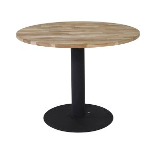 VENTURE DESIGN Cirebon Matbord - Naturlig Teak och Svart Metall ( 100 cm)