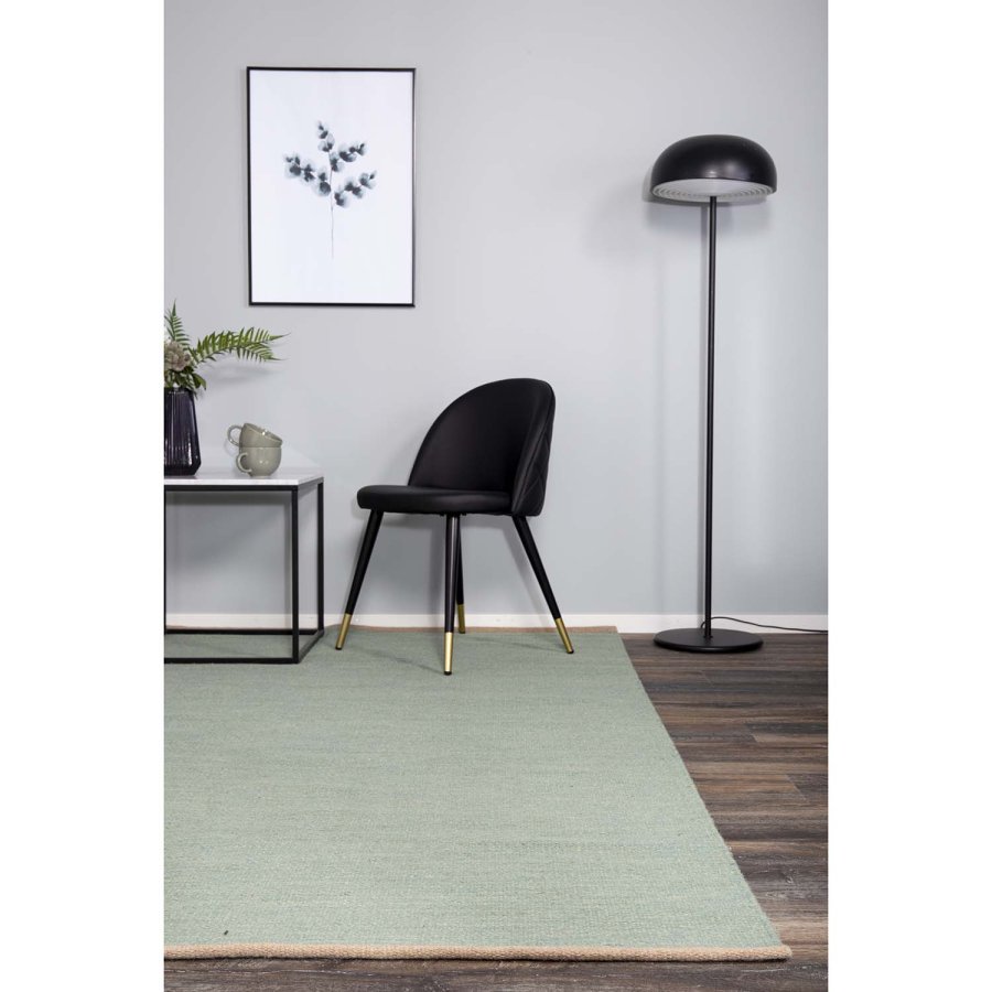 VENTURE DESIGN Jaipur gulvtppe - olivengrn uld og bomuld (170x240) 