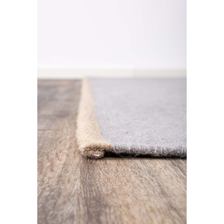 VENTURE DESIGN Jaipur gulvtppe - lysegr uld og bomuld (170x240) 