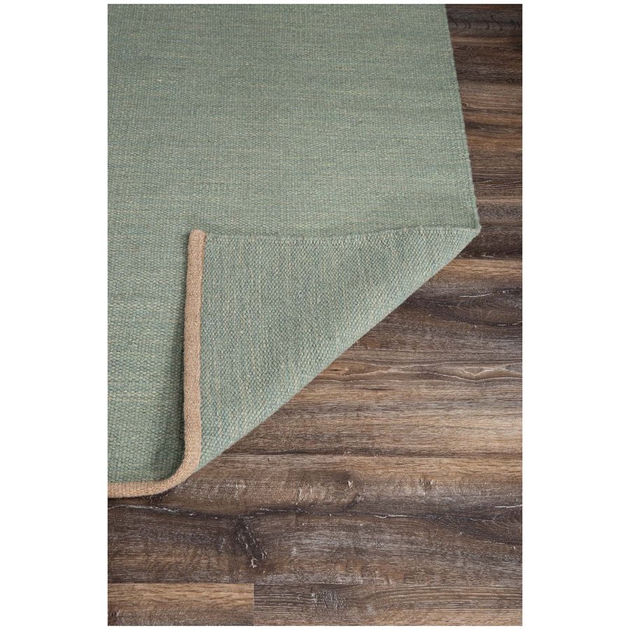 VENTURE DESIGN Jaipur gulvtppe - olivengrn uld og bomuld (200x300)