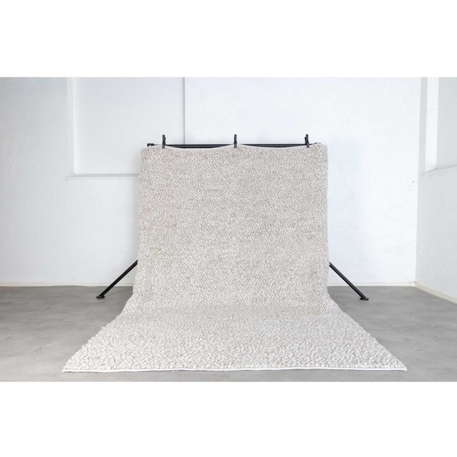 VENTURE DESIGN Jajru Teppich – beige Wolle und Viskose (200x300) 