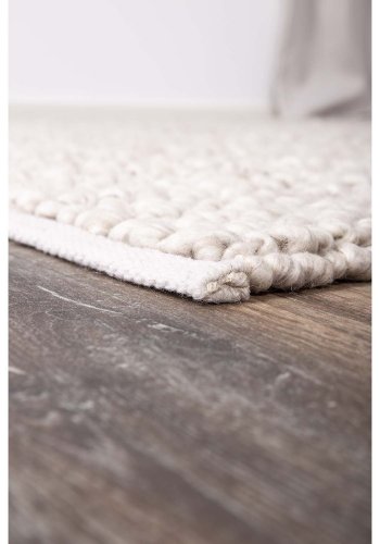 VENTURE DESIGN Jajru Teppich – beige Wolle und Viskose (250x350) 