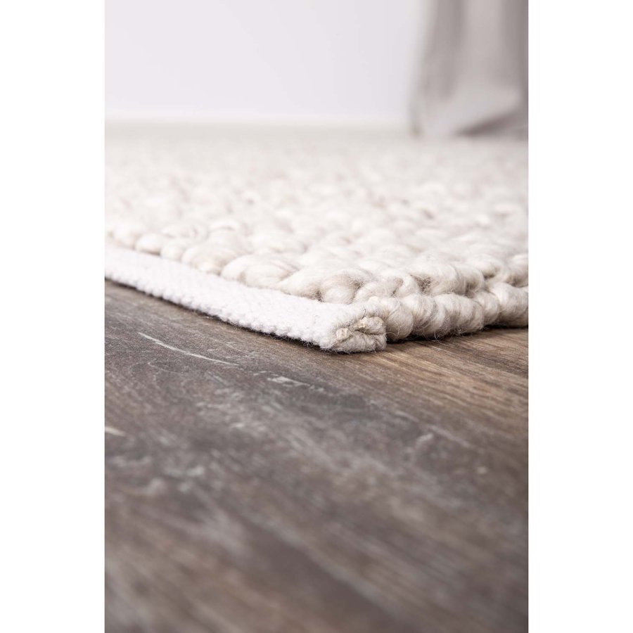 VENTURE DESIGN Jajru Teppich – beige Wolle und Viskose (250x350) 