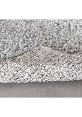 VENTURE DESIGN Jajru teppe - lys gr ull og viskose (250x350) 