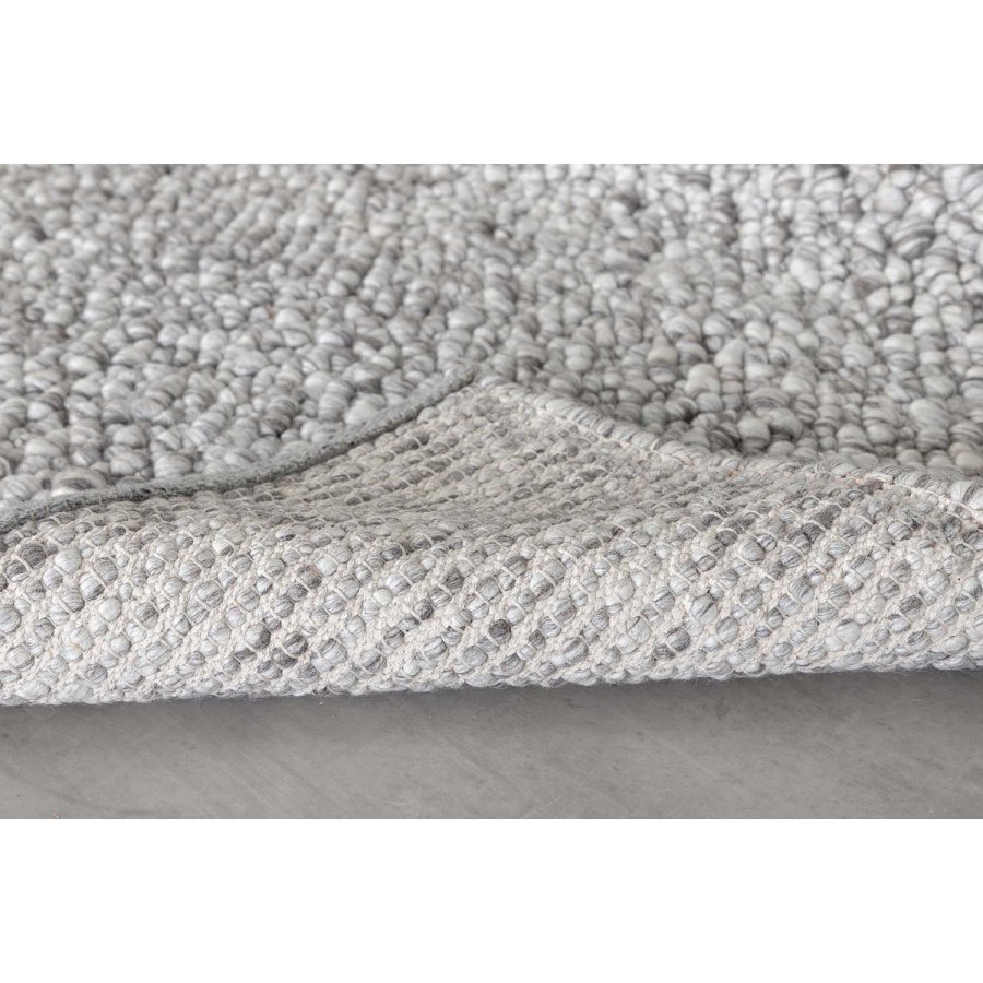 VENTURE DESIGN Jajru teppe - lys gr ull og viskose (250x350) 