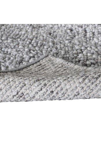 VENTURE DESIGN Jajru teppe - lys gr ull og viskose (250x350) 