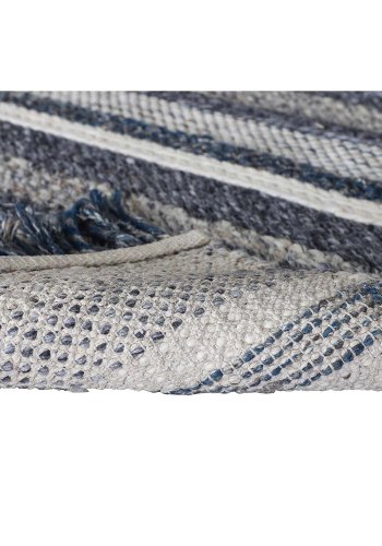 VENTURE DESIGN Agra teppe - gr og bl ull (170x240) 