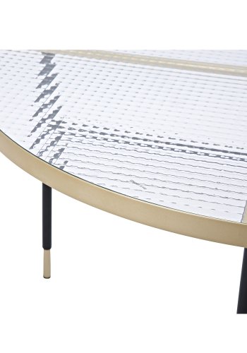 VENTURE DESIGN Bubbles salongbord - glass og metall (98)