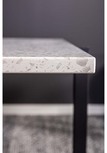 VENTURE DESIGN Ganga Teppich – Silberwolle und Baumwolle (170x240)