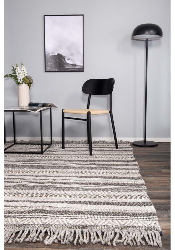 VENTURE DESIGN Alwar teppe - mrkegr ull (170x240) 