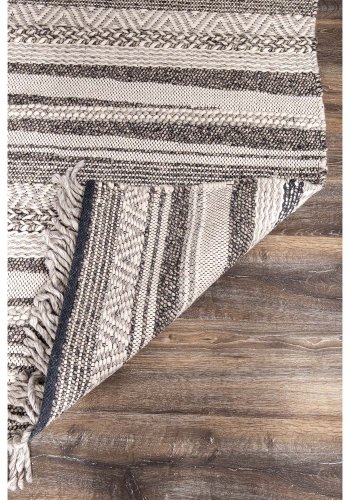 VENTURE DESIGN Alwar teppe - mrkegr ull (170x240) 