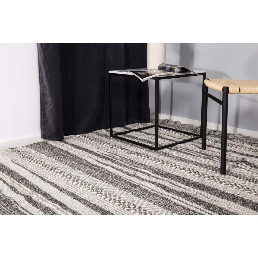 VENTURE DESIGN Alwar teppe - mrkegr ull (170x240) 